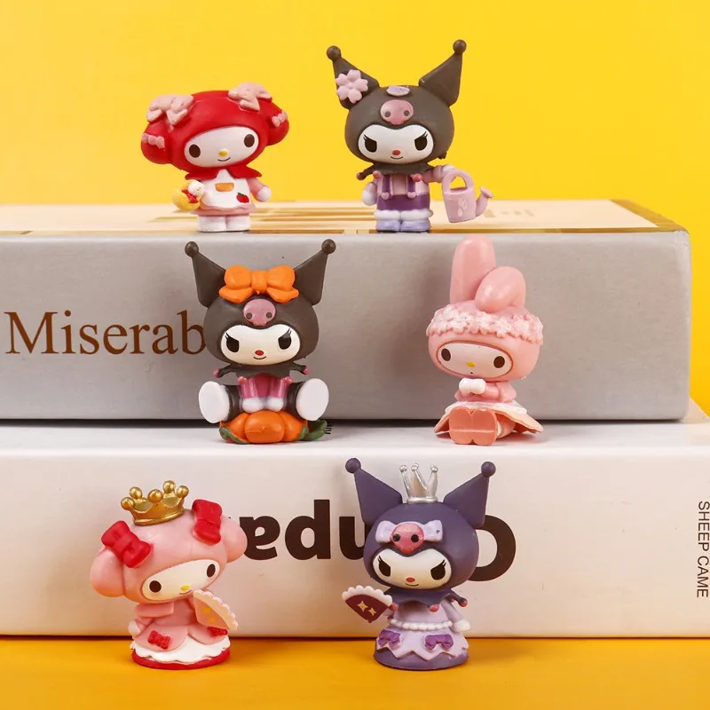6Pcs Sanrio Dolls My Melody Kuromi Anime Action Figure Toy Cute Desktop Cake Car Anime Commodity Decoration Model Birthday Gifts
6Pcs Sanrio Dolls My Melody Kuromi Anime Action Figure Toy Cute Desktop Cake Car Anime Commodity Decoration Model Birthday Gifts