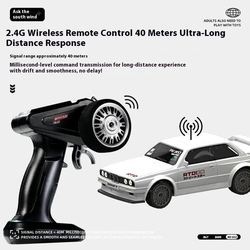 Мини-радиоуправляемый автомобиль Drift1/43 2,4gq, полностью пропорциональный, 3-скоростной, с переменной скоростью, Jdm, автомобиль с дистанционным управлением для дрифта, настольная игрушка для детей, подарок
Мини-радиоуправляемый автомобиль Drift1/43 2,4gq, полностью пропорциональный, 3-скоростной, с переменной скоростью, Jdm, автомобиль с дистанционным управлением для дрифта, настольная игрушка для детей, подарок