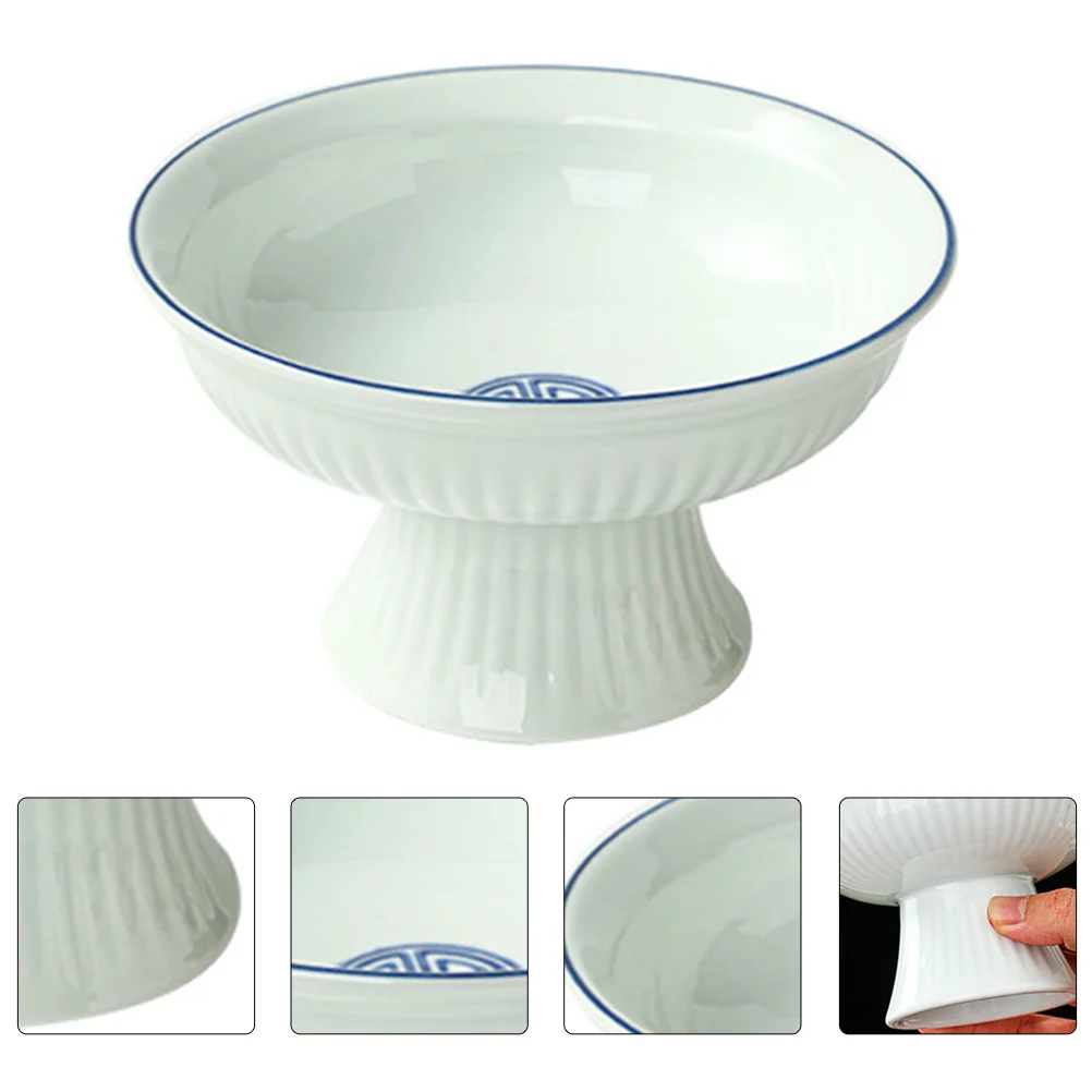 High Base Ceramic Food Bowl Lightweight Dessert Storage Bowl for Party Wedding Birthday Fruit Pastry Serving Snacks
High Base Ceramic Food Bowl Lightweight Dessert Storage Bowl for Party Wedding Birthday Fruit Pastry Serving Snacks