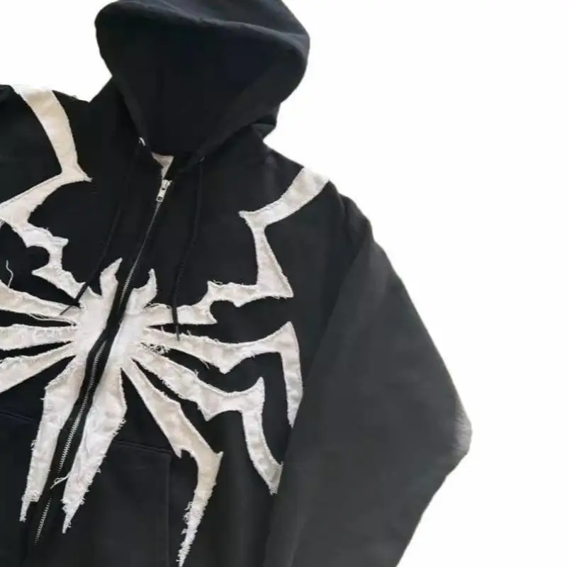 Men's Hoodie Spider Patch Embroidery Sweatirt Cotton Polyester Lightweight round Ne ex Suitable for Hiking And Winter...
Men's Hoodie Spider Patch Embroidery Sweatirt Cotton Polyester Lightweight round Ne ex Suitable for Hiking And Winter...