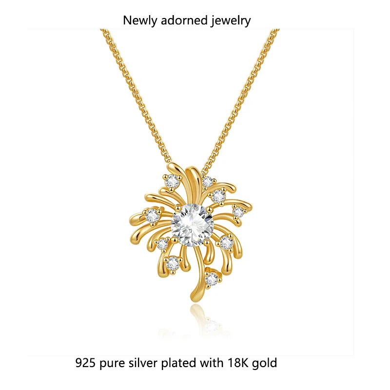 A versatile vintage-inspired firework design necklace for women, featuring cubic zirconia stones set in 925 sterling silver with
A versatile vintage-inspired firework design necklace for women, featuring cubic zirconia stones set in 925 sterling silver with
