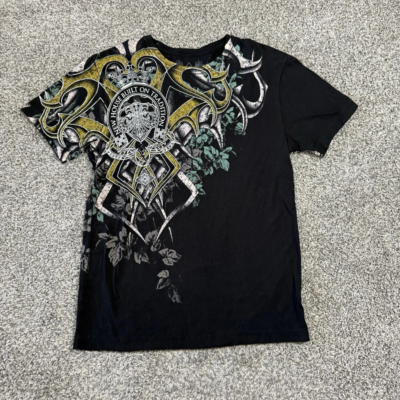 Xzavier Unlimited Shirt Mens Black Winged Cross Gothic Grunge Y2K retro loose large pattern trendy fashion clothing
Xzavier Unlimited Shirt Mens Black Winged Cross Gothic Grunge Y2K retro loose large pattern trendy fashion clothing