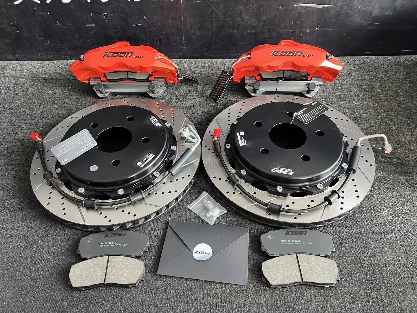 High Quality IC4S3 Steel Disc Rear 380X28 4-piston brake caliper kit fits for BMW X5 (F15) 2013-2020
High Quality IC4S3 Steel Disc Rear 380X28 4-piston brake caliper kit fits for BMW X5 (F15) 2013-2020