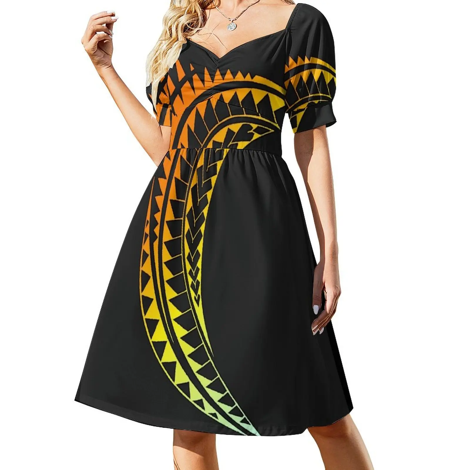 Polynesian Short Sleeved Dress women's summer jumpsuit luxury women's party dress evening prom womens clothing Dress
Polynesian Short Sleeved Dress women's summer jumpsuit luxury women's party dress evening prom womens clothing Dress