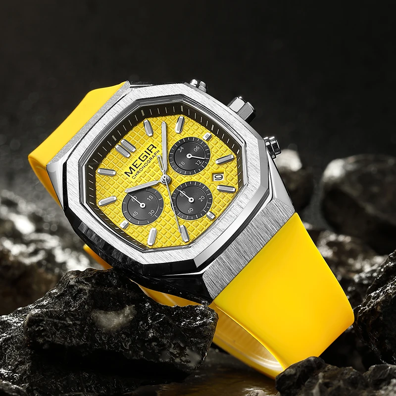 New Megir 2215 Men Watch Original Fashion Brand Quartz Waterproof Luminous Watch For Man Three Small Dial Sport Moon Phase Watch
New Megir 2215 Men Watch Original Fashion Brand Quartz Waterproof Luminous Watch For Man Three Small Dial Sport Moon Phase Watch