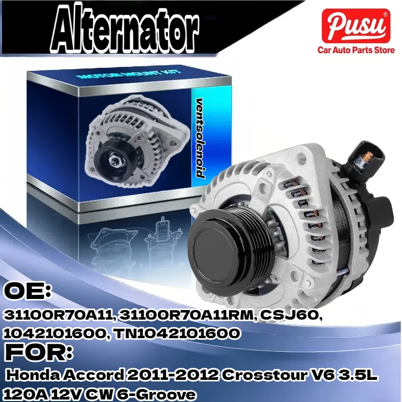 Новый высококачественный генератор переменного тока для Honda Accord 2011-2012, для Honda Crosstour V6 3,5 л 120 А 12 В CW 6-Groove 31100R70A11 CSJ60
Новый высококачественный генератор переменного тока для Honda Accord 2011-2012, для Honda Crosstour V6 3,5 л 120 А 12 В CW 6-Groove 31100R70A11 CSJ60