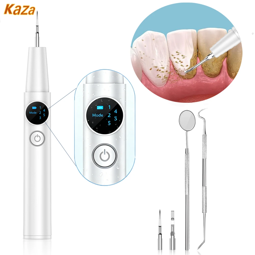 Plaque Remover for Teeth Dental Cleaning Kit Tartar Remover for Teeth with 5 Modes Rechargeable Ultrasonic Dental Cleaner
Plaque Remover for Teeth Dental Cleaning Kit Tartar Remover for Teeth with 5 Modes Rechargeable Ultrasonic Dental Cleaner