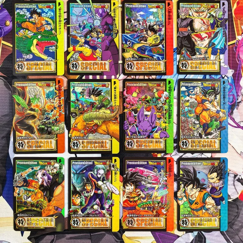 DIY Fan-Made Dragon Ball Super Z Cover Page PE Limited Promo Laser Flash Card Set Gift for Dragon Ball Anime Card Collectors
DIY Fan-Made Dragon Ball Super Z Cover Page PE Limited Promo Laser Flash Card Set Gift for Dragon Ball Anime Card Collectors