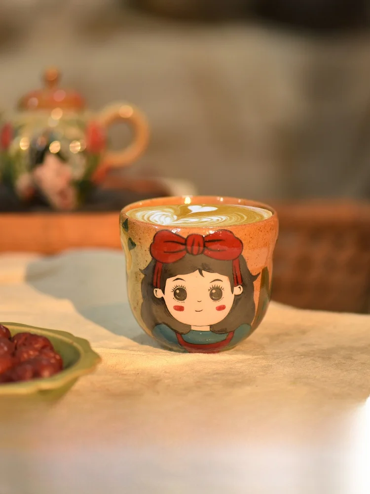 Hand-Painted Jingdezhen Coarse Porcelain Tea Cup Cute Gourd ape 300ml Water Cup Coca-Cola Cup Coffee Cup Lovely Princ
Hand-Painted Jingdezhen Coarse Porcelain Tea Cup Cute Gourd ape 300ml Water Cup Coca-Cola Cup Coffee Cup Lovely Princ