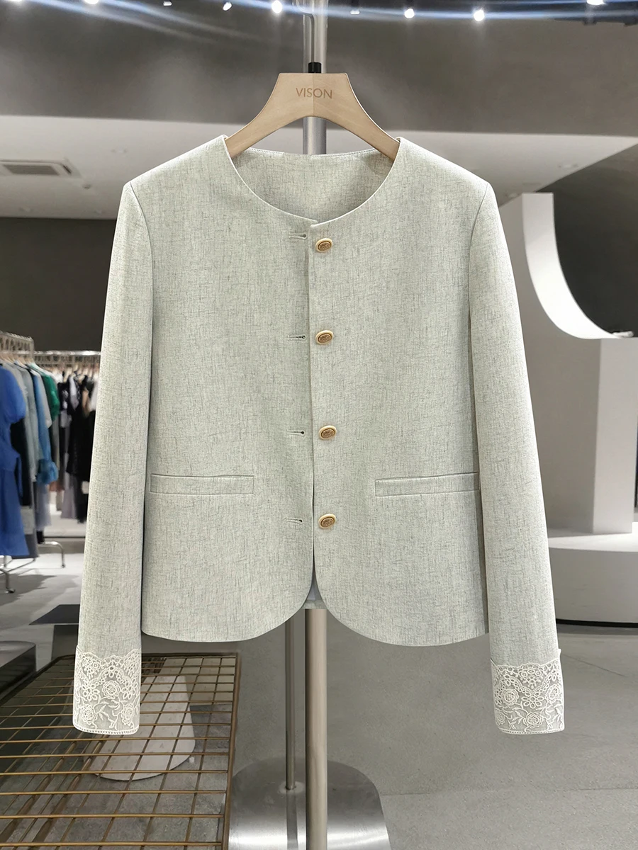 Женский укороченный топ Ele mat с кружевными вставками, новинка 2026 года, весна-осень, премиум-класс
Женский укороченный топ Ele mat с кружевными вставками, новинка 2026 года, весна-осень, премиум-класс