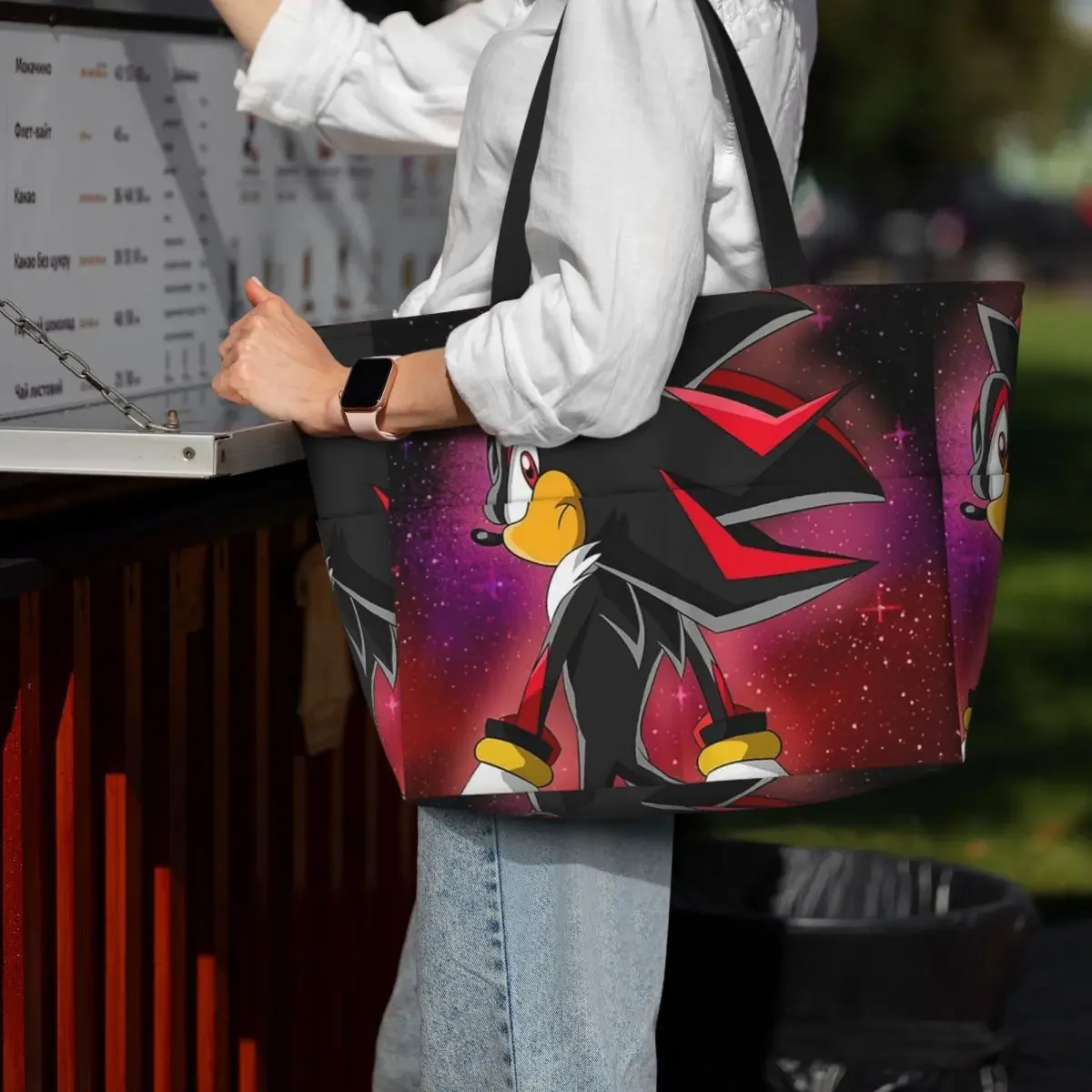 Shadow The Hedgehog 1 Beach Tote Bag Sport Gym Yoga Duffle Large Tote Bag Women Travel Bag Fitness bag
Shadow The Hedgehog 1 Beach Tote Bag Sport Gym Yoga Duffle Large Tote Bag Women Travel Bag Fitness bag