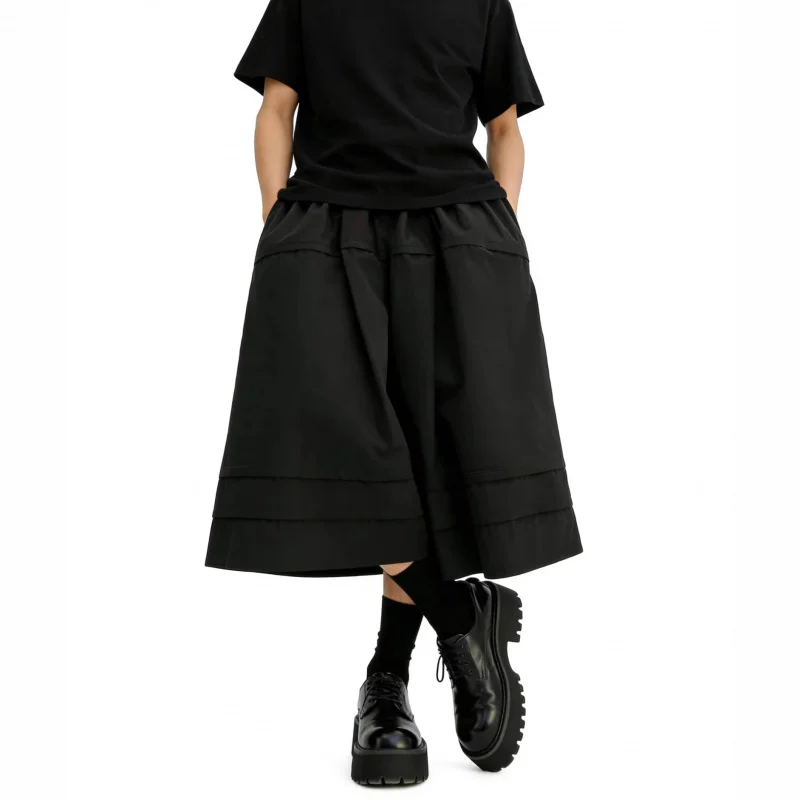 Men'S Casual Pants, Loose Casual Culottes, Japanese-Style High-Waisted Versatile Wide-Leg Pants, Black Warrior Trendy Cropped Pa
Men'S Casual Pants, Loose Casual Culottes, Japanese-Style High-Waisted Versatile Wide-Leg Pants, Black Warrior Trendy Cropped Pa