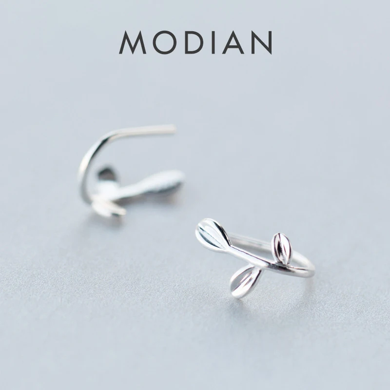 Modian Trendy Tiny Simple Tree Leaf Charm Jewelry Classic 925 Sterling Silver Round Hoop Earrings For Women Silver Jewelry Gift
Modian Trendy Tiny Simple Tree Leaf Charm Jewelry Classic 925 Sterling Silver Round Hoop Earrings For Women Silver Jewelry Gift