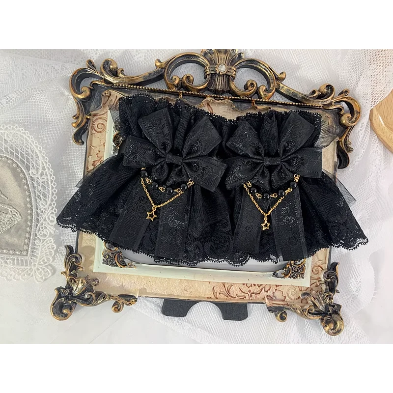 Оригинальные перчатки Lolita, двойные кружевные черные элегантные перчатки, вечерние перчатки с рукавами, великолепные универсальные перчатки
Оригинальные перчатки Lolita, двойные кружевные черные элегантные перчатки, вечерние перчатки с рукавами, великолепные универсальные перчатки