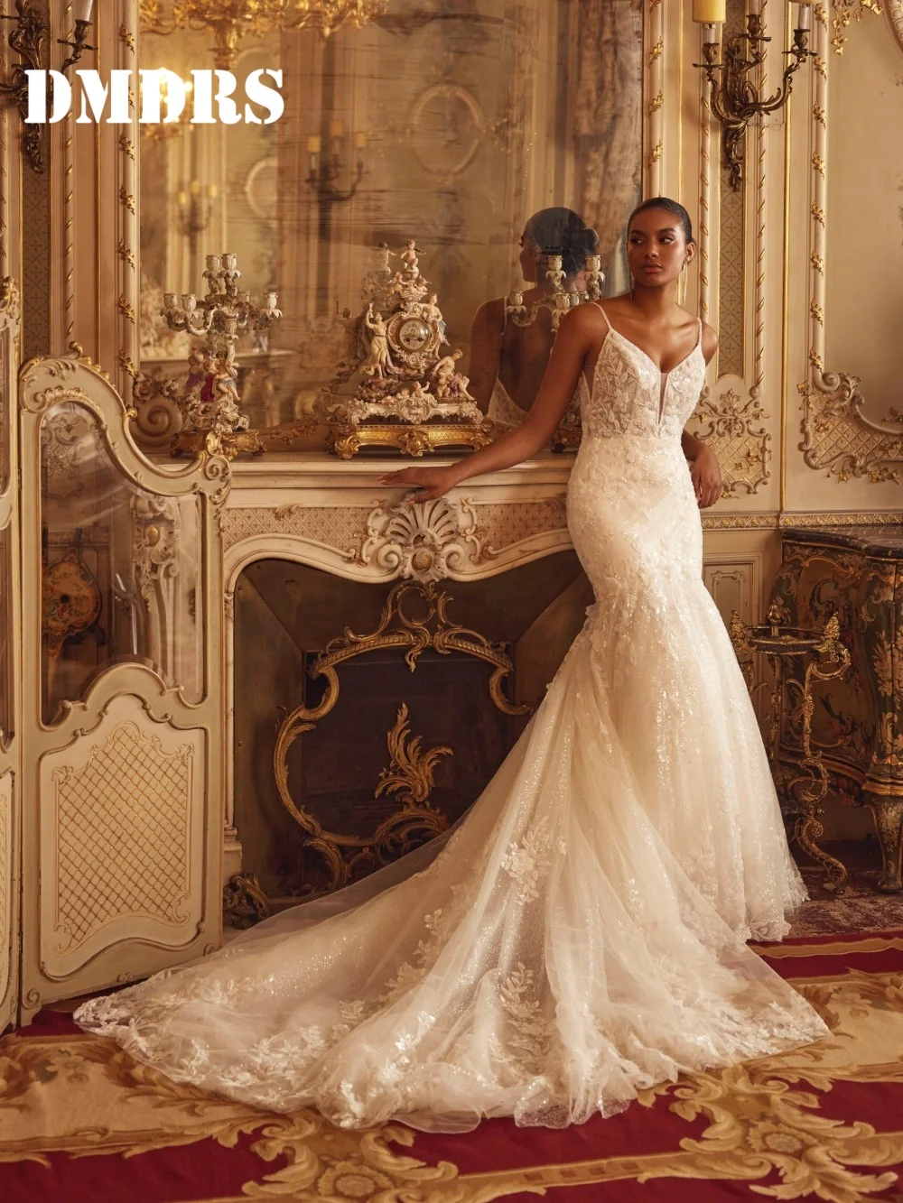 Stylish Spaghetti-Strap Wedding Dresses Romantic Tulle Bridal Gowns Elegant A-Line Appliqué Floor-Length Wedding Gowns Vestidos
Stylish Spaghetti-Strap Wedding Dresses Romantic Tulle Bridal Gowns Elegant A-Line Appliqué Floor-Length Wedding Gowns Vestidos