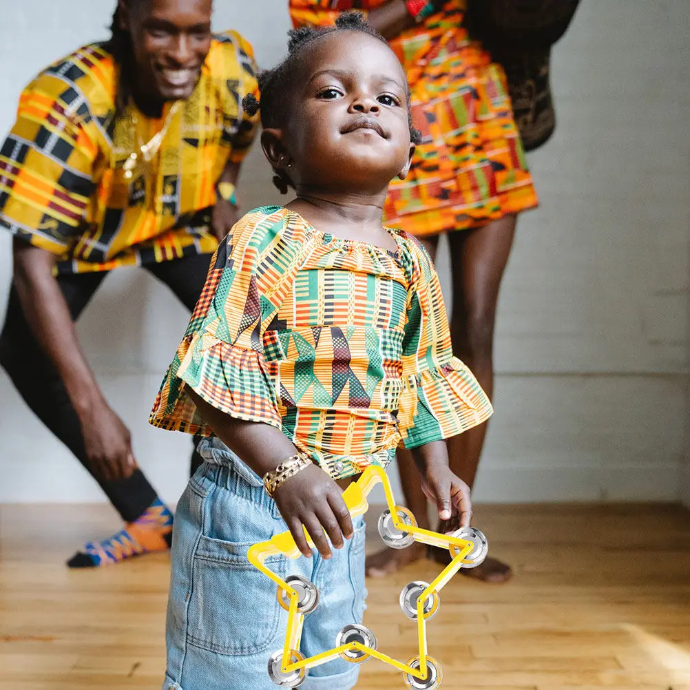 2 шт. ручных колокольчиков в форме пятиконечной звезды для музыкального развития, перкуссионные инструменты, реквизит для вечеринок, подарок
2 шт. ручных колокольчиков в форме пятиконечной звезды для музыкального развития, перкуссионные инструменты, реквизит для вечеринок, подарок