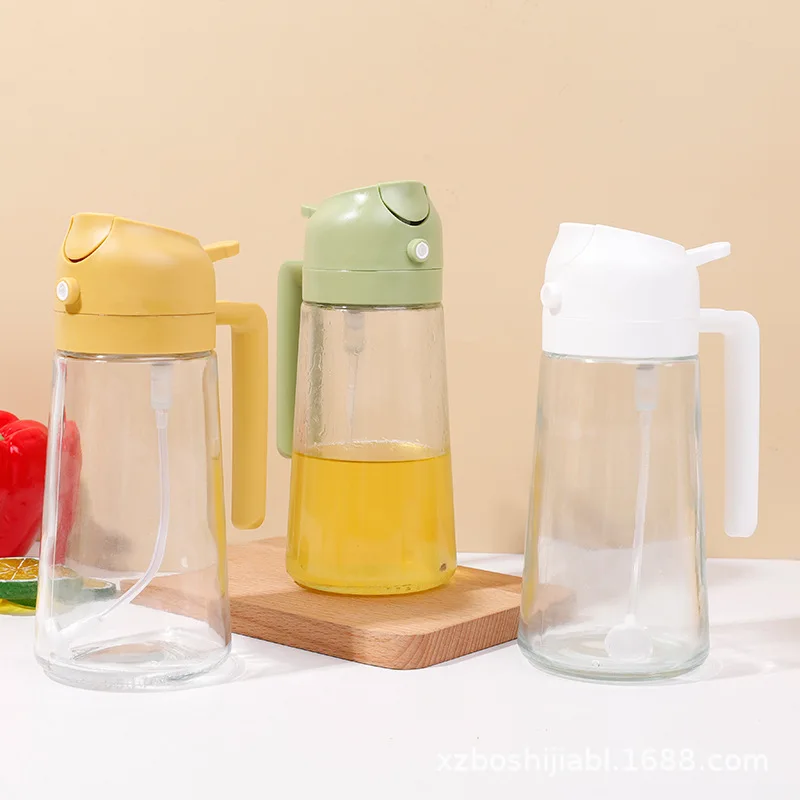 2in1 470ml Glass Spray Oil Sprayer Bottle Spray Oil Dispenser Oil Jar Cruet BBQ Kitchen Baking Roasting Picnic Kitchen Tool
2in1 470ml Glass Spray Oil Sprayer Bottle Spray Oil Dispenser Oil Jar Cruet BBQ Kitchen Baking Roasting Picnic Kitchen Tool