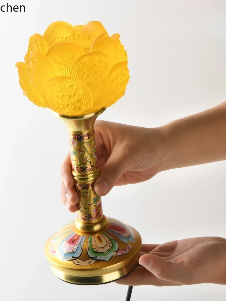 FJ colorful lotus lamp for buddha for home buddha worship guanyin buddha front offering long bright lamp plug-in pair
FJ colorful lotus lamp for buddha for home buddha worship guanyin buddha front offering long bright lamp plug-in pair