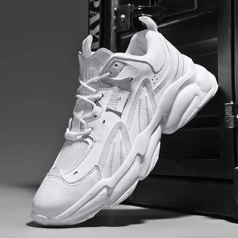 Fashion Men Jogging Shoes Breathable Running Sneakers Comfortable Soft Old Dad Shoes Shock Absorbant Youth Running Shoes for Men
Fashion Men Jogging Shoes Breathable Running Sneakers Comfortable Soft Old Dad Shoes Shock Absorbant Youth Running Shoes for Men