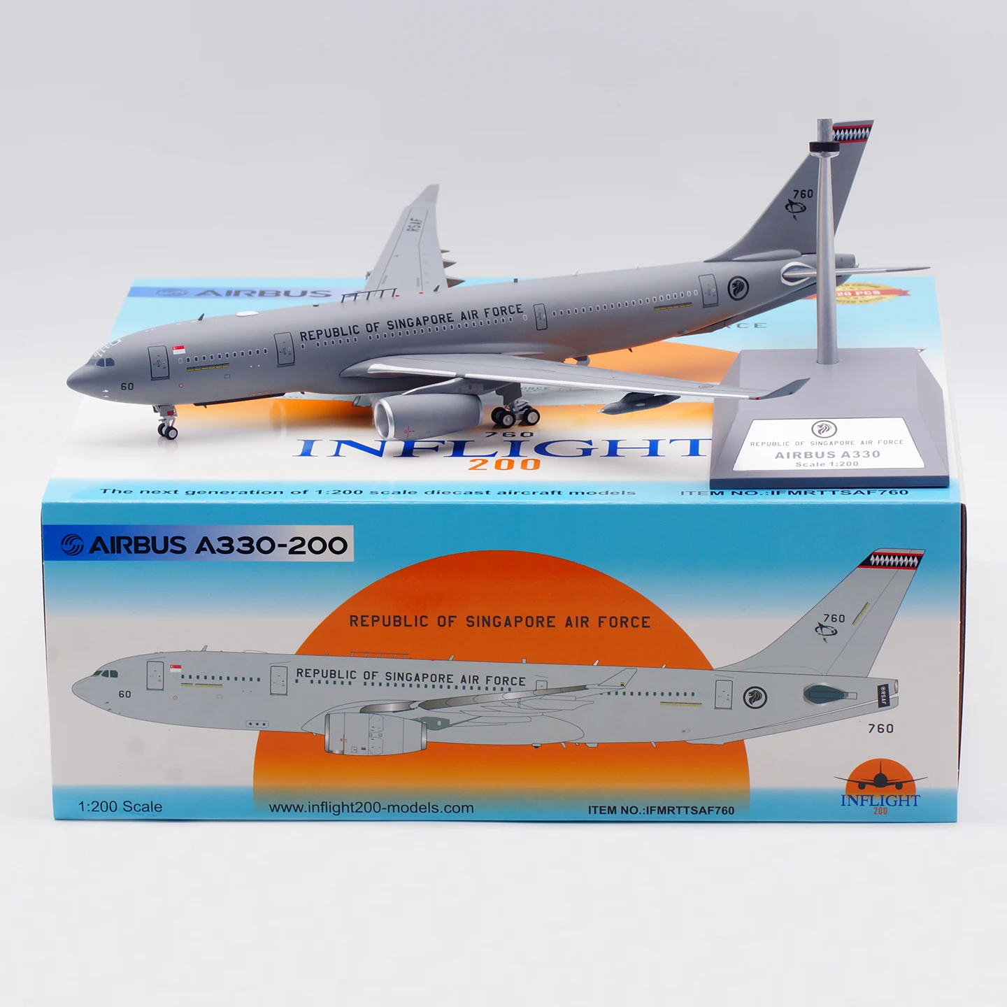Коллекционный самолет из сплава IFMRTTSAF760, подарок, INFLIGHT, 1:200, Сингапур, Air Force Airbus A330-243MRTT, литая под давлением модель самолета 760
Коллекционный самолет из сплава IFMRTTSAF760, подарок, INFLIGHT, 1:200, Сингапур, Air Force Airbus A330-243MRTT, литая под давлением модель самолета 760