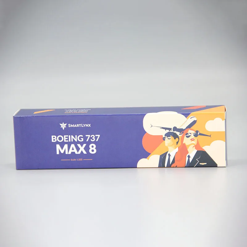 New 1:200 Scale Latvia B737 MAX8 SMARTLYNX Airlines ABS Plastic Airplane Aircraft Plane Model Toy Display Collection Gifts
New 1:200 Scale Latvia B737 MAX8 SMARTLYNX Airlines ABS Plastic Airplane Aircraft Plane Model Toy Display Collection Gifts