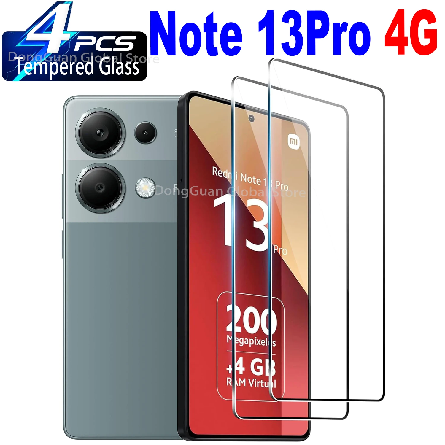 9H Tempered Glass For Xiaomi Redmi Note 13 Pro Screen Protector Glass Film 
9H Tempered Glass For Xiaomi Redmi Note 13 Pro Screen Protector Glass Film
