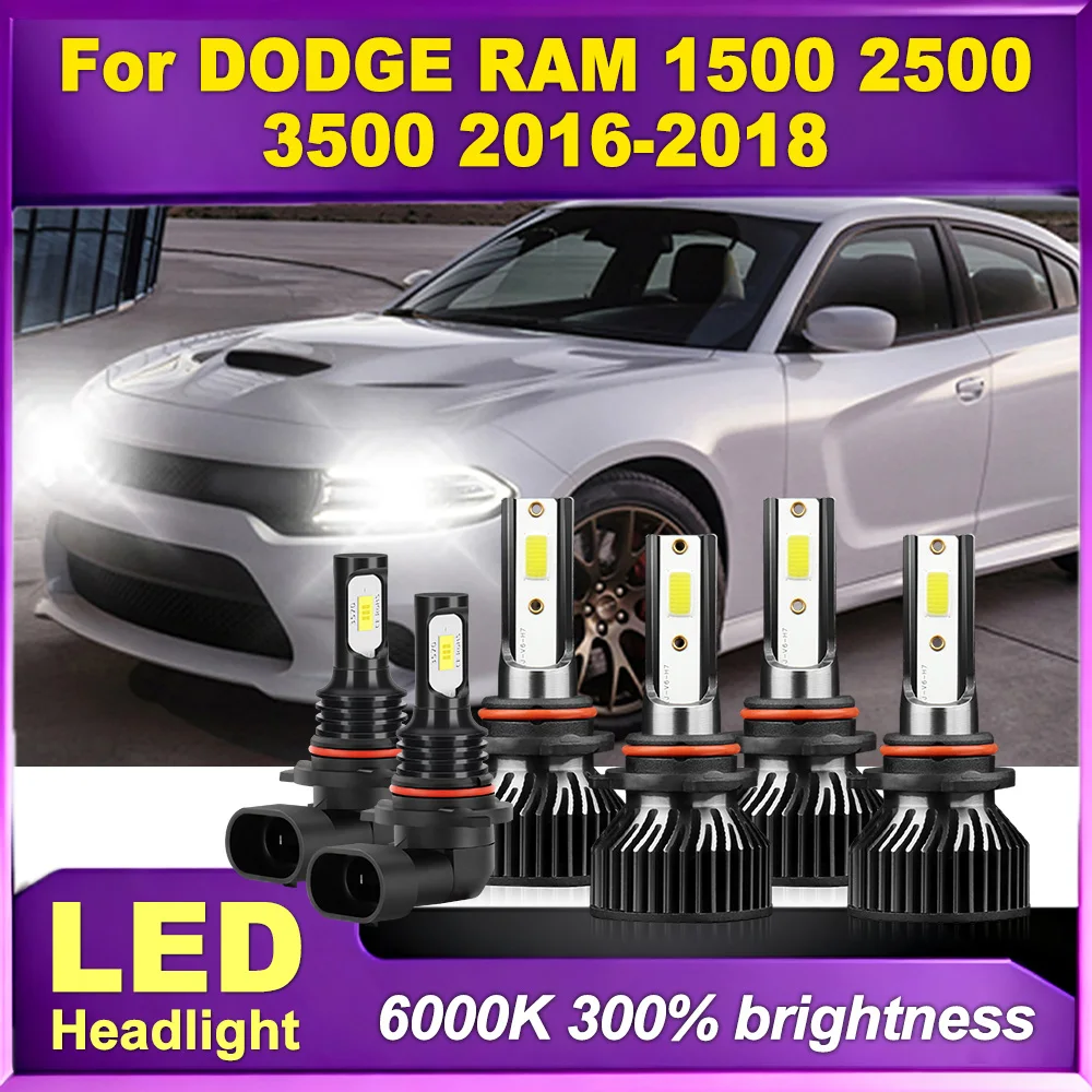 9005 High Low Beam LED Headlights 6000K 40000LM High Power LED Foglights Plug And Play For DODGE RAM 1500 2500 3500 2016-2018
9005 High Low Beam LED Headlights 6000K 40000LM High Power LED Foglights Plug And Play For DODGE RAM 1500 2500 3500 2016-2018