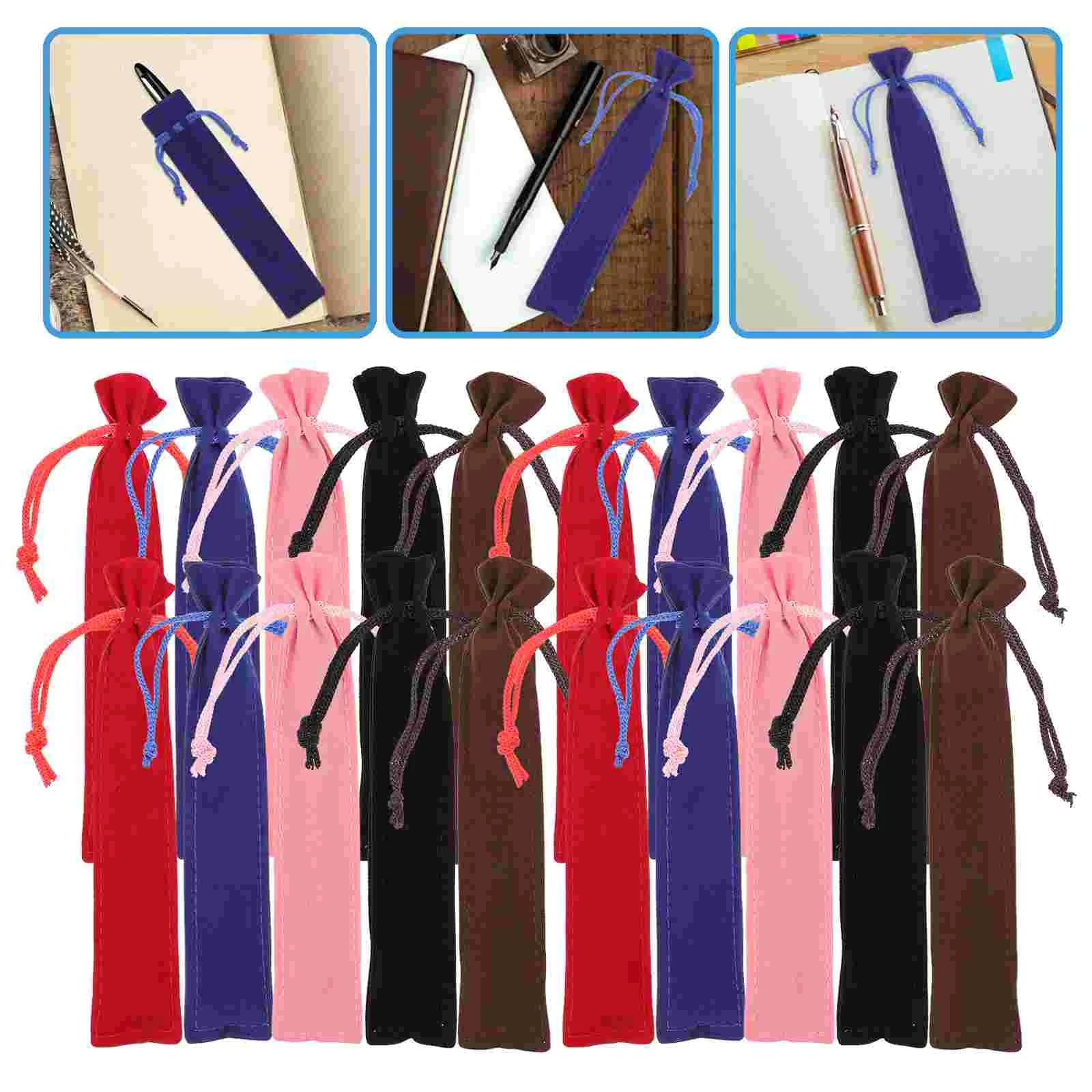 20 Pcs Pen Holder Sleeve Gift Bag Storage Drawstring Pencil Pouch Flannel Case Pens
20 Pcs Pen Holder Sleeve Gift Bag Storage Drawstring Pencil Pouch Flannel Case Pens