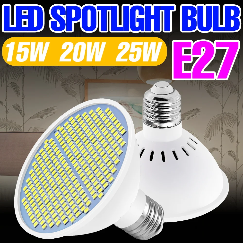 25W High Brightness LED Light Bulb 220V Spotlights E27 Corn Lamp 110V Chandelier Study Bedroom Ceiling Lighting Cold/Warm White
25W High Brightness LED Light Bulb 220V Spotlights E27 Corn Lamp 110V Chandelier Study Bedroom Ceiling Lighting Cold/Warm White