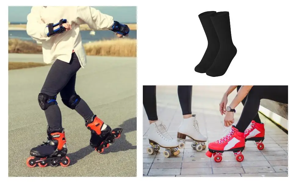 Soft Cotton Ice Skating Socks Breathable Knee High Figure Skating Tights Roller Skating Socks for Adults Kids Women Girl Gift
Soft Cotton Ice Skating Socks Breathable Knee High Figure Skating Tights Roller Skating Socks for Adults Kids Women Girl Gift