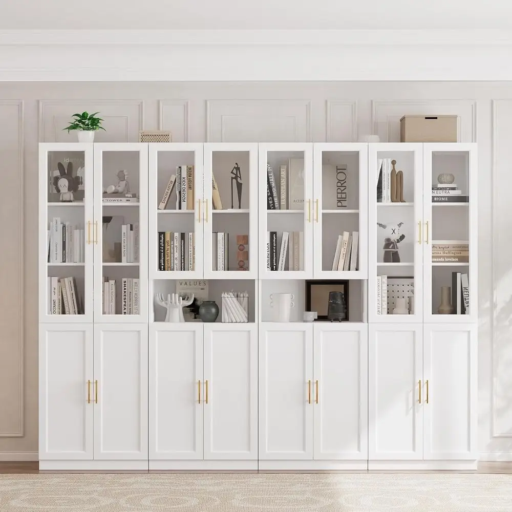 Bookcase with Glass Do& Ders, 5 Tier Bookshel with Adjustable Shel, ern Large Storage Display Cabinet Set or Home Oice, Living R
Bookcase with Glass Do& Ders, 5 Tier Bookshel with Adjustable Shel, ern Large Storage Display Cabinet Set or Home Oice, Living R