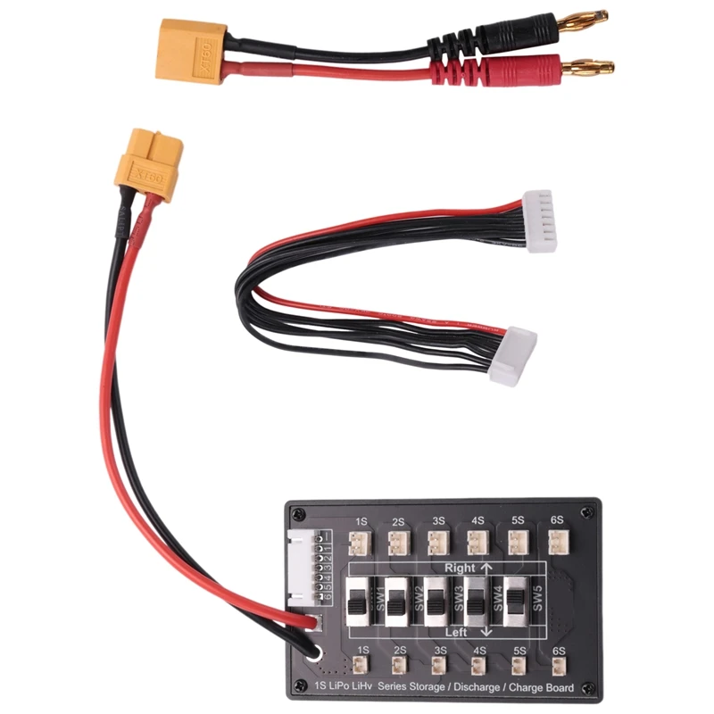 Зарядная плата 1S Lipo/li-ion/Lihv/Lifebattery Series с балансирующим кабелем 6S и штекером 4,0 мм типа «банан» к кабелю «папа» XT60
Зарядная плата 1S Lipo/li-ion/Lihv/Lifebattery Series с балансирующим кабелем 6S и штекером 4,0 мм типа «банан» к кабелю «папа» XT60