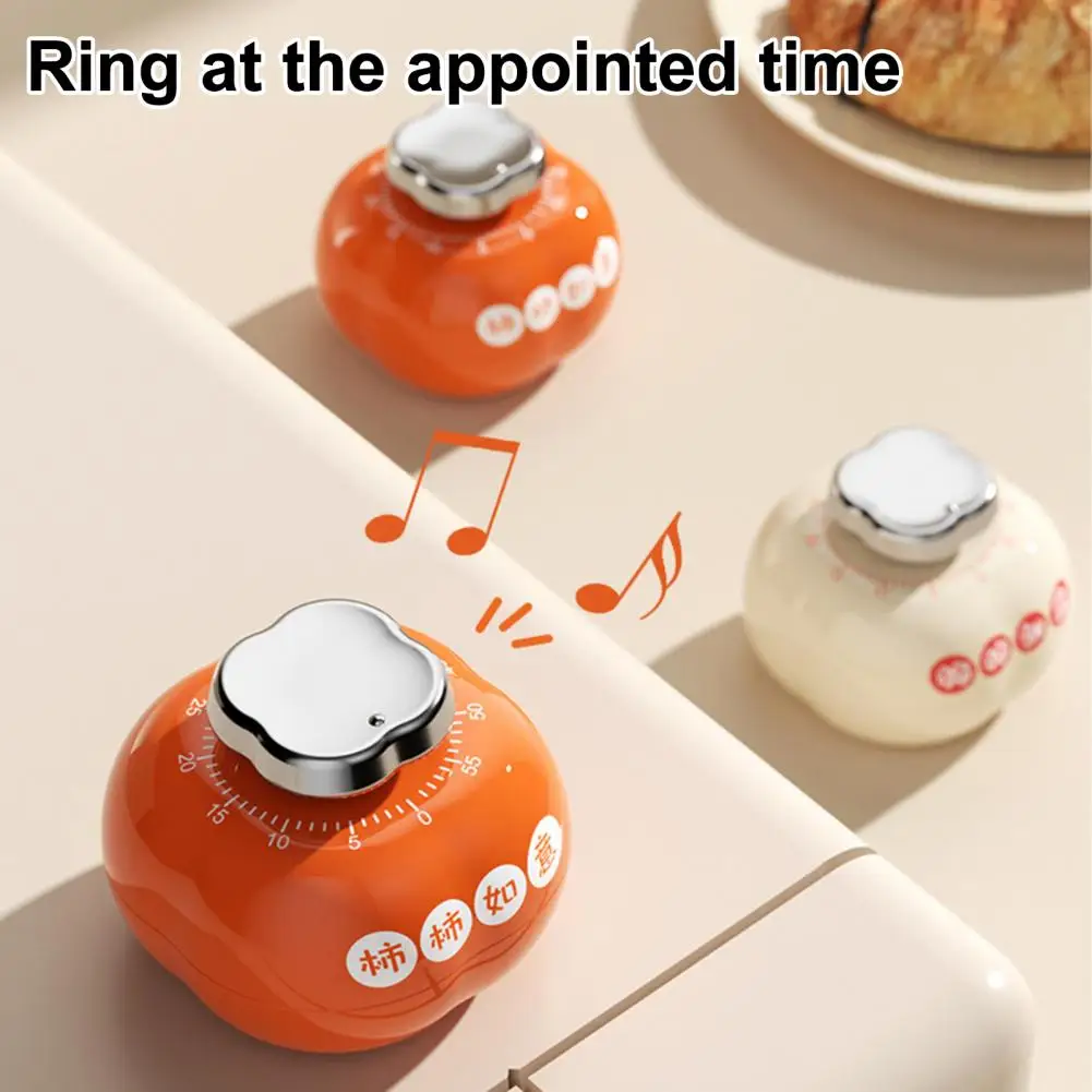 Persimmon Shape Mechanical Kitchen Timer with Magnetic Back Cute Cooking Reminder for Baking Boiling 60-Minute Countdown Loud Ri
Persimmon Shape Mechanical Kitchen Timer with Magnetic Back Cute Cooking Reminder for Baking Boiling 60-Minute Countdown Loud Ri