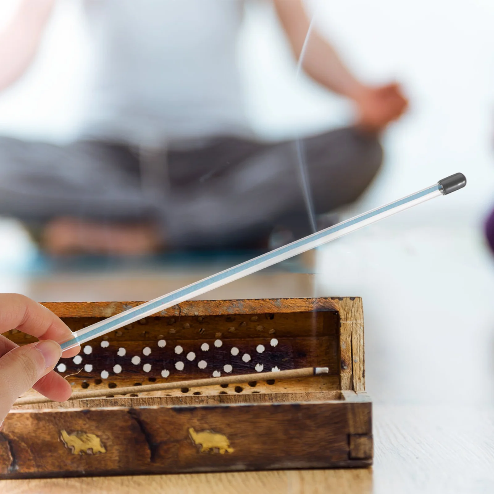 30Pcs Incense Tube Sample Holder Portable Incense Stick Storage Container Home Travel Camping Sealed Lid Design
30Pcs Incense Tube Sample Holder Portable Incense Stick Storage Container Home Travel Camping Sealed Lid Design