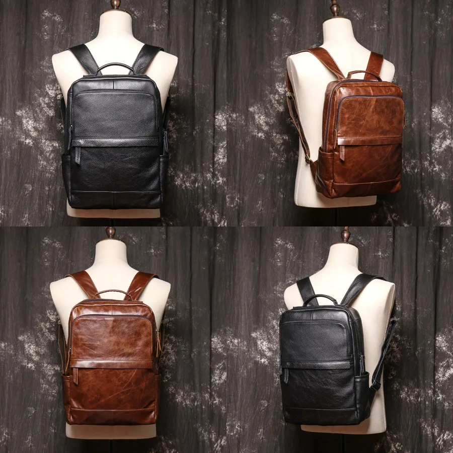 【New style】 agent for men's genuine leather handbags women's cow leather travel hiking backpack large capacity computer backpa
【New style】 agent for men's genuine leather handbags women's cow leather travel hiking backpack large capacity computer backpa