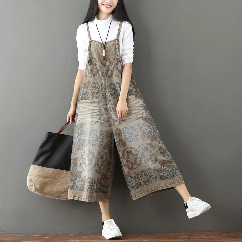 Jumpsuits Women One Piece Suspenders Overalls Wide Leg Long Pants High Waist Print Rompers Y2k Streetwear Casual Loose 2026
Jumpsuits Women One Piece Suspenders Overalls Wide Leg Long Pants High Waist Print Rompers Y2k Streetwear Casual Loose 2026
