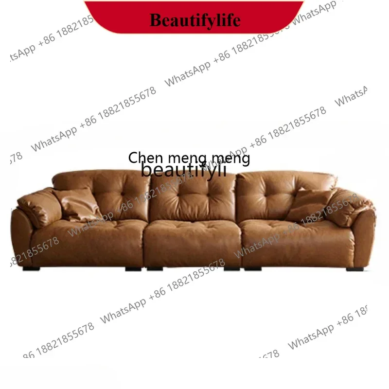 z183 Leather sofa living room straight row retro wind oil wax leather functional sofa backrest adjustable HYH
z183 Leather sofa living room straight row retro wind oil wax leather functional sofa backrest adjustable HYH