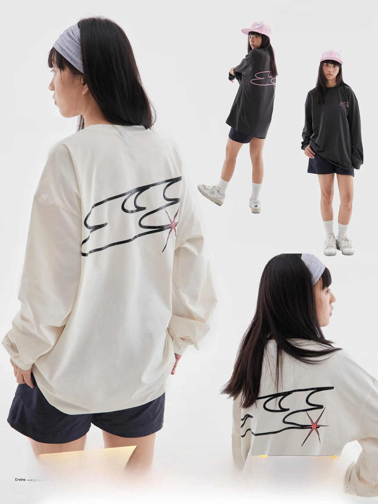 Quick Dry Jelly Logo Long Tee CryingCenter Loose Fit Polyester Fiber Youthful Style Long Sleeve round Neck Unisex T-Shirt
Quick Dry Jelly Logo Long Tee CryingCenter Loose Fit Polyester Fiber Youthful Style Long Sleeve round Neck Unisex T-Shirt