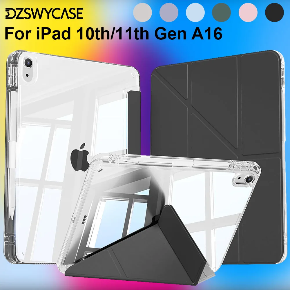 Y-образный чехол для iPad (A16) 11-го/10-го поколения 11/10,9 дюймов (2025/2022) с подставкой для карандашей, прозрачная крышка с поддержкой многоугольной подставки
Y-образный чехол для iPad (A16) 11-го/10-го поколения 11/10,9 дюймов (2025/2022) с подставкой для карандашей, прозрачная крышка с поддержкой многоугольной подставки