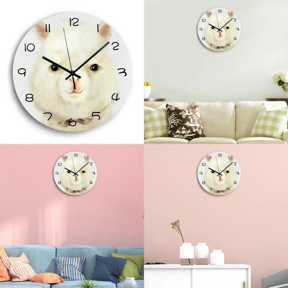 Drop Shipping Cute Llama Animal Acrylic Round Silent Wall Clock
Drop Shipping Cute Llama Animal Acrylic Round Silent Wall Clock