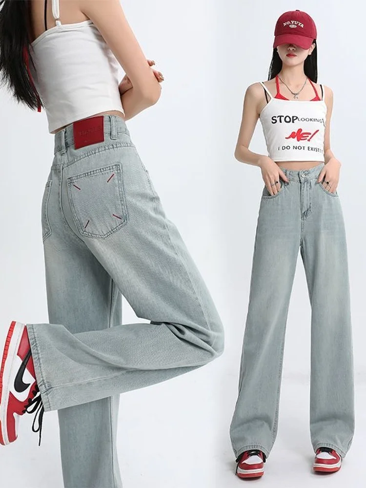 Узкая версия с высокой талией, широкие джинсы с вышивкой, женские новые 2024, утягивающие прямые брюки небольшого размера
Узкая версия с высокой талией, широкие джинсы с вышивкой, женские новые 2024, утягивающие прямые брюки небольшого размера