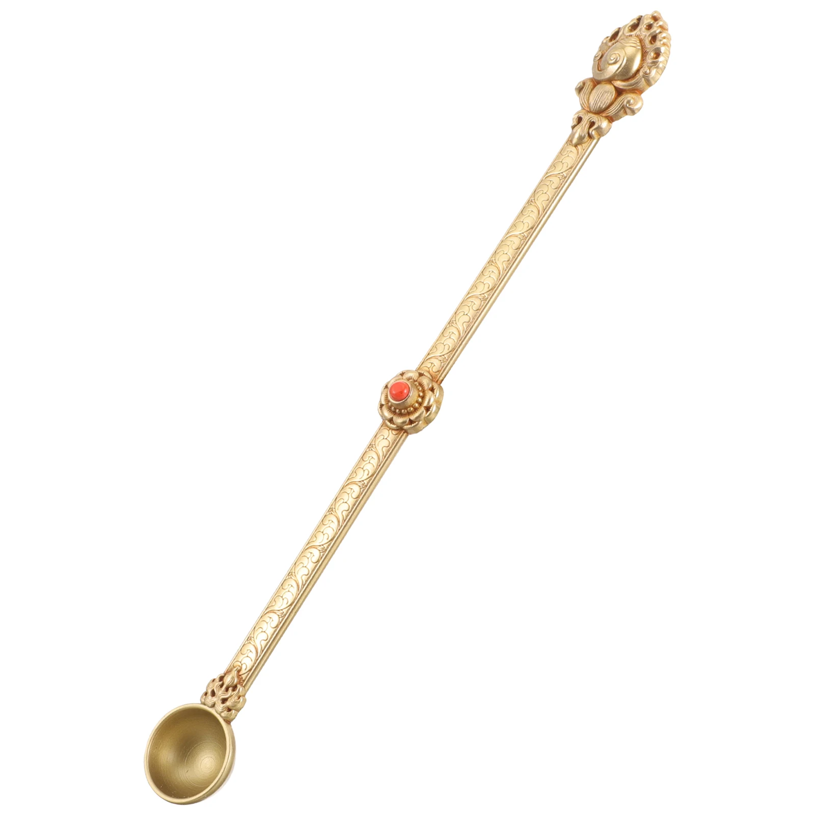 Tibetan Spoon Pure Brass Short Handle Mosaic Copper Ghee Spoons for Pooja Rituals OfferingSpoons Crafted
Tibetan Spoon Pure Brass Short Handle Mosaic Copper Ghee Spoons for Pooja Rituals OfferingSpoons Crafted