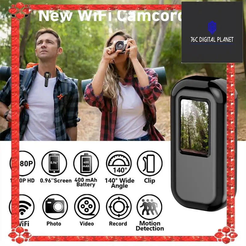 24-Hour Delivery 1080P Wifi Pocket Camera Portable Body Cam Sport DV Action Camera With Screen Video Recording Pocket Camera Bac
24-Hour Delivery 1080P Wifi Pocket Camera Portable Body Cam Sport DV Action Camera With Screen Video Recording Pocket Camera Bac