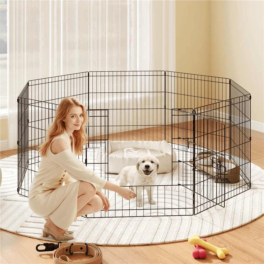 1PC Modern Pet Playpen Foldable Exercise Barrier With Door For Dog
1PC Modern Pet Playpen Foldable Exercise Barrier With Door For Dog