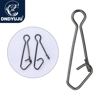 DNDYUJU 낚시 커넥터 롤링 스위블 링, 인터록 핀 피쉬 훅 라인 루어 스냅 스위블 낚시 태클, 100 개, 200 개