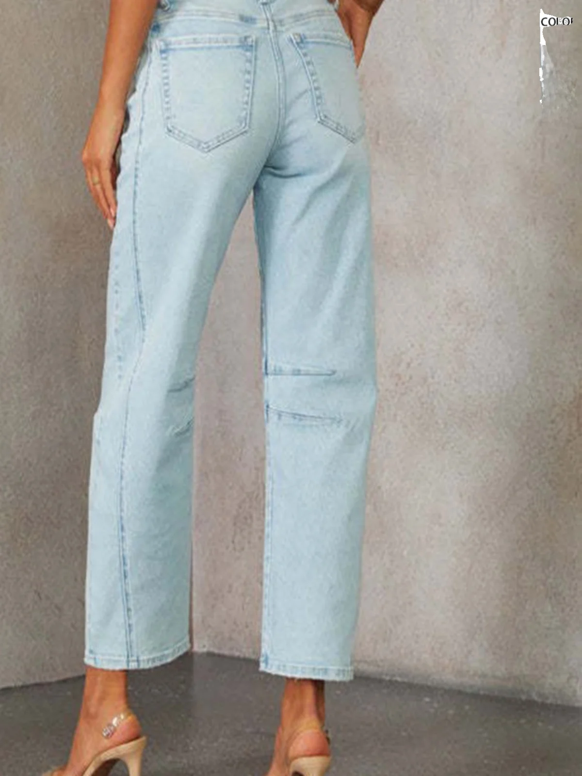 Повседневные свободные женские модные джинсы с высокой талией, девять очков, прямые джинсовые брюки, обычные тонкие всесезонные синие
Повседневные свободные женские модные джинсы с высокой талией, девять очков, прямые джинсовые брюки, обычные тонкие всесезонные синие