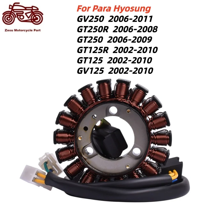 32101HG5100 32100HG5100 Motorcycle Parts Generator Stator Coil For Para Hyosung GV250 GT250R GT250 GT125R GT125 GV125 2002-2011
32101HG5100 32100HG5100 Motorcycle Parts Generator Stator Coil For Para Hyosung GV250 GT250R GT250 GT125R GT125 GV125 2002-2011