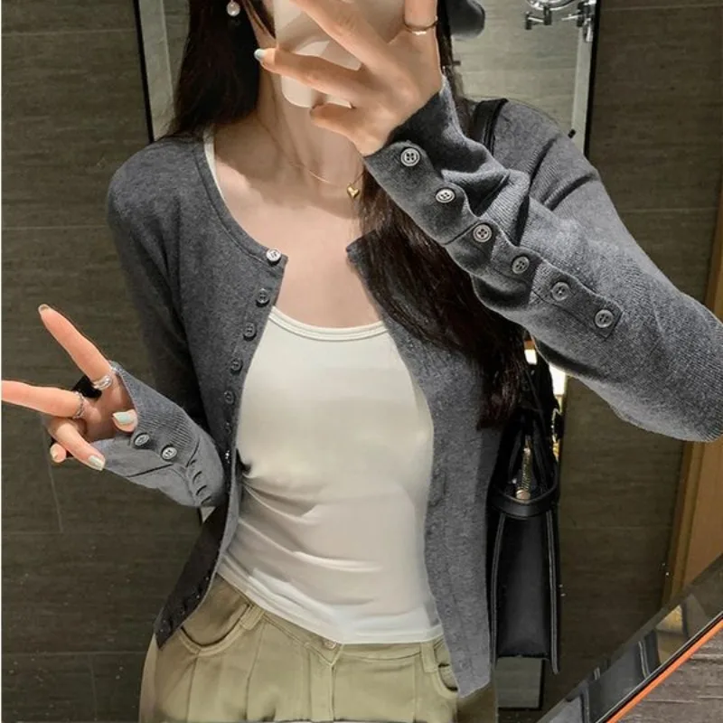 Cardigans Blue Sweaters Womens Fall Slim Korean-Style Lace-Up Formal Sleeve Cotton Turtlneck Illusion-Two-Pieces Festival Tender
Cardigans Blue Sweaters Womens Fall Slim Korean-Style Lace-Up Formal Sleeve Cotton Turtlneck Illusion-Two-Pieces Festival Tender