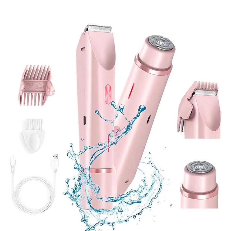 Electric Bikini Trimmer Rechargeable 2 In 1 Lady Hair Groomer Painless Hair Removal Razor Body Shaver Portable Ladies Shaver
Electric Bikini Trimmer Rechargeable 2 In 1 Lady Hair Groomer Painless Hair Removal Razor Body Shaver Portable Ladies Shaver