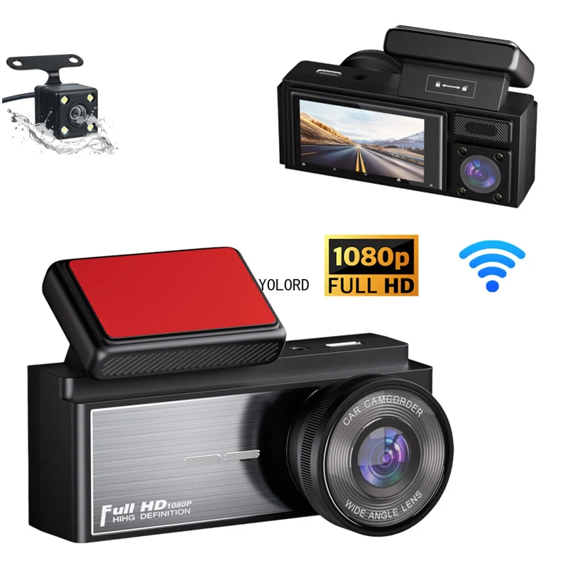 3CH 3 Way WIFI 1920*1080P Car Dash Cam Night Vision Night Vision Loop Recording Driving Recorder Dash Cam
3CH 3 Way WIFI 1920*1080P Car Dash Cam Night Vision Night Vision Loop Recording Driving Recorder Dash Cam